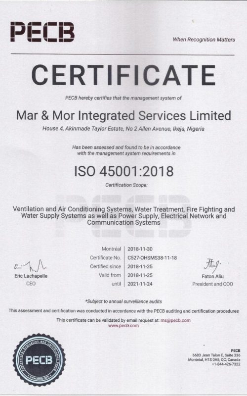 ISO-45001-2018-Certificate ISO-45001-2018-Certificate